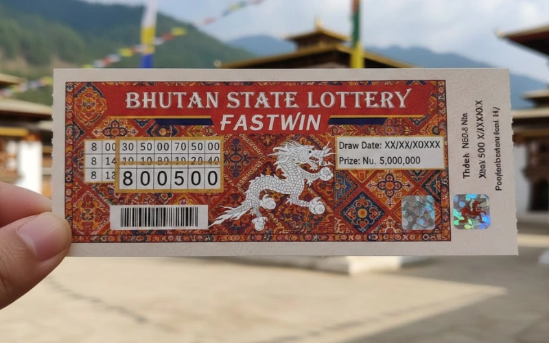 bhutan lottery ticket at Fastwin image